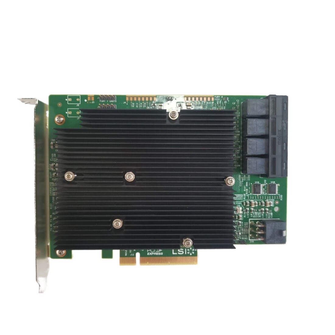 LSI 9300-16I 12GB/S HBA BUS ADAPTER CARD IT Mode +4x SFF-8643 SAS/SATA Cable US