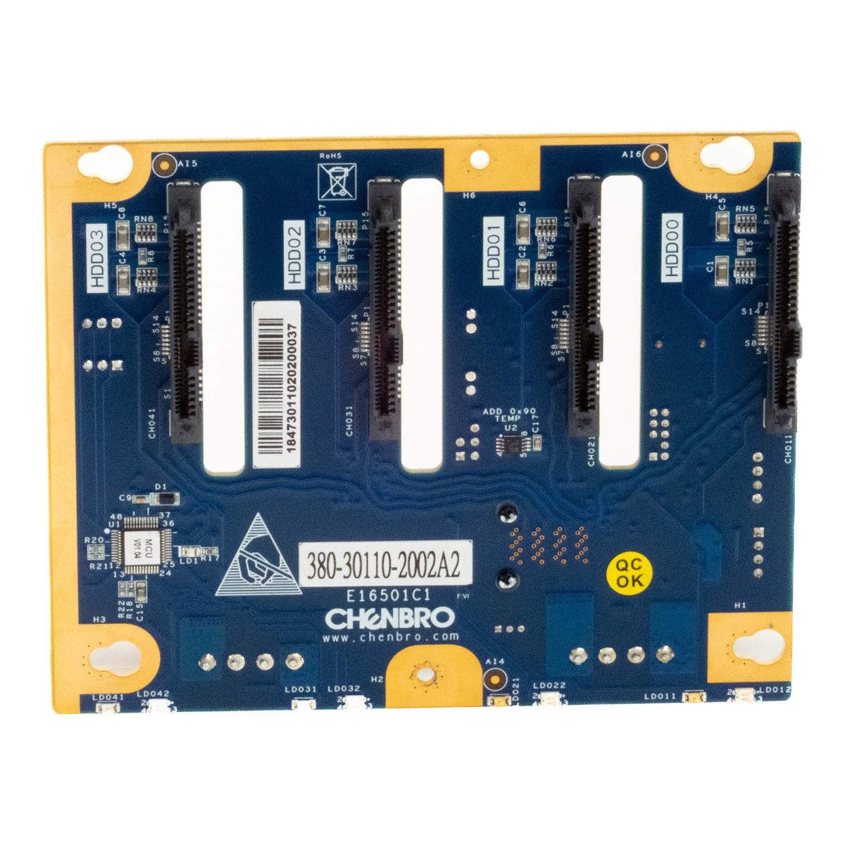 BACKPLANE HDD CHENREO 380-30110-2002A2 4x SAS SR301 Plus