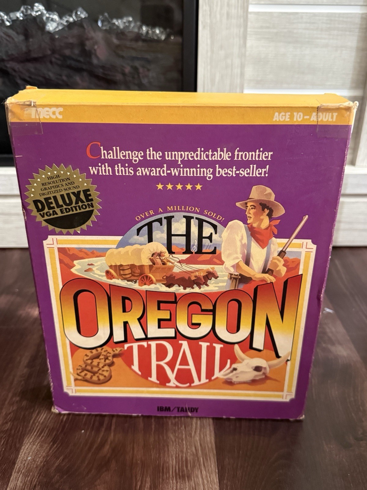 The Oregon Trail Deluxe VGA Edition MECC IBM/Tandy Version 3.0.1 Disks + Manual 