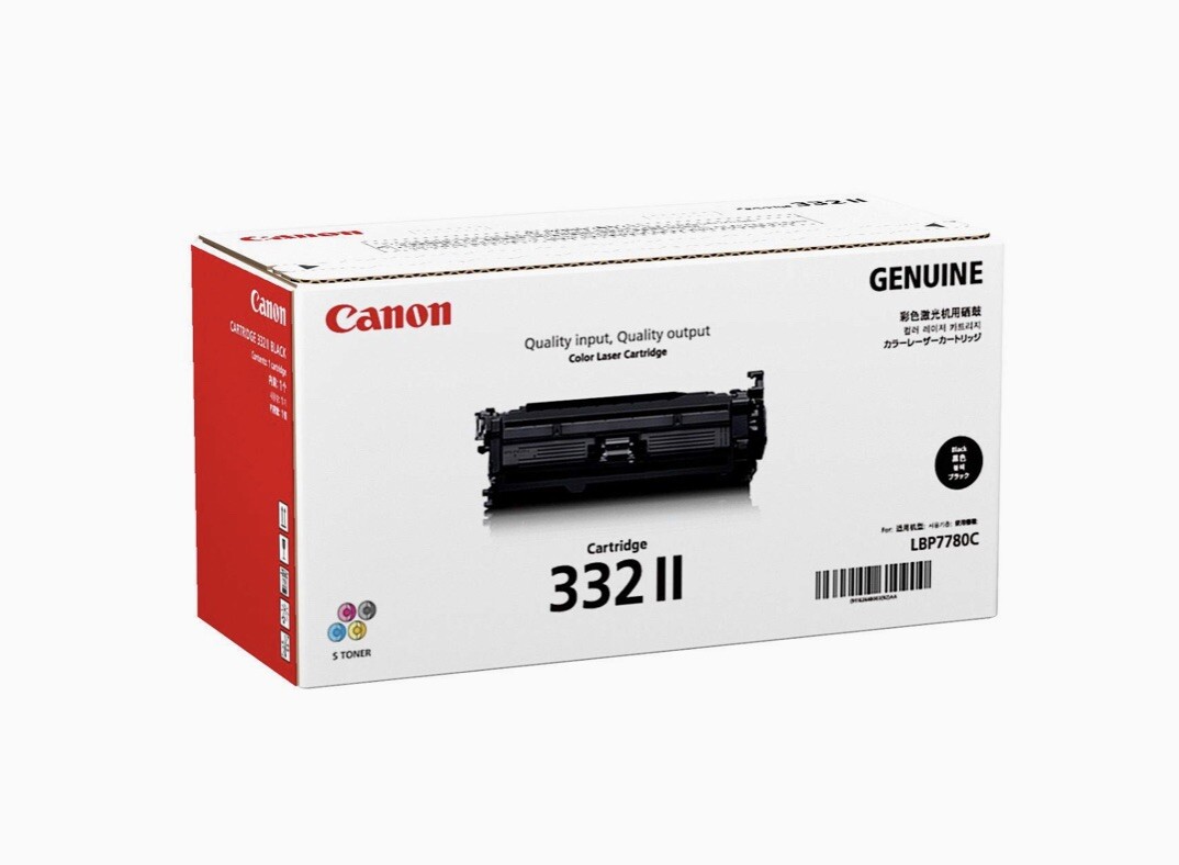 Canon Cartridge 332II Black High Yield Toner CART332BKII For CANON LBP7780CX New