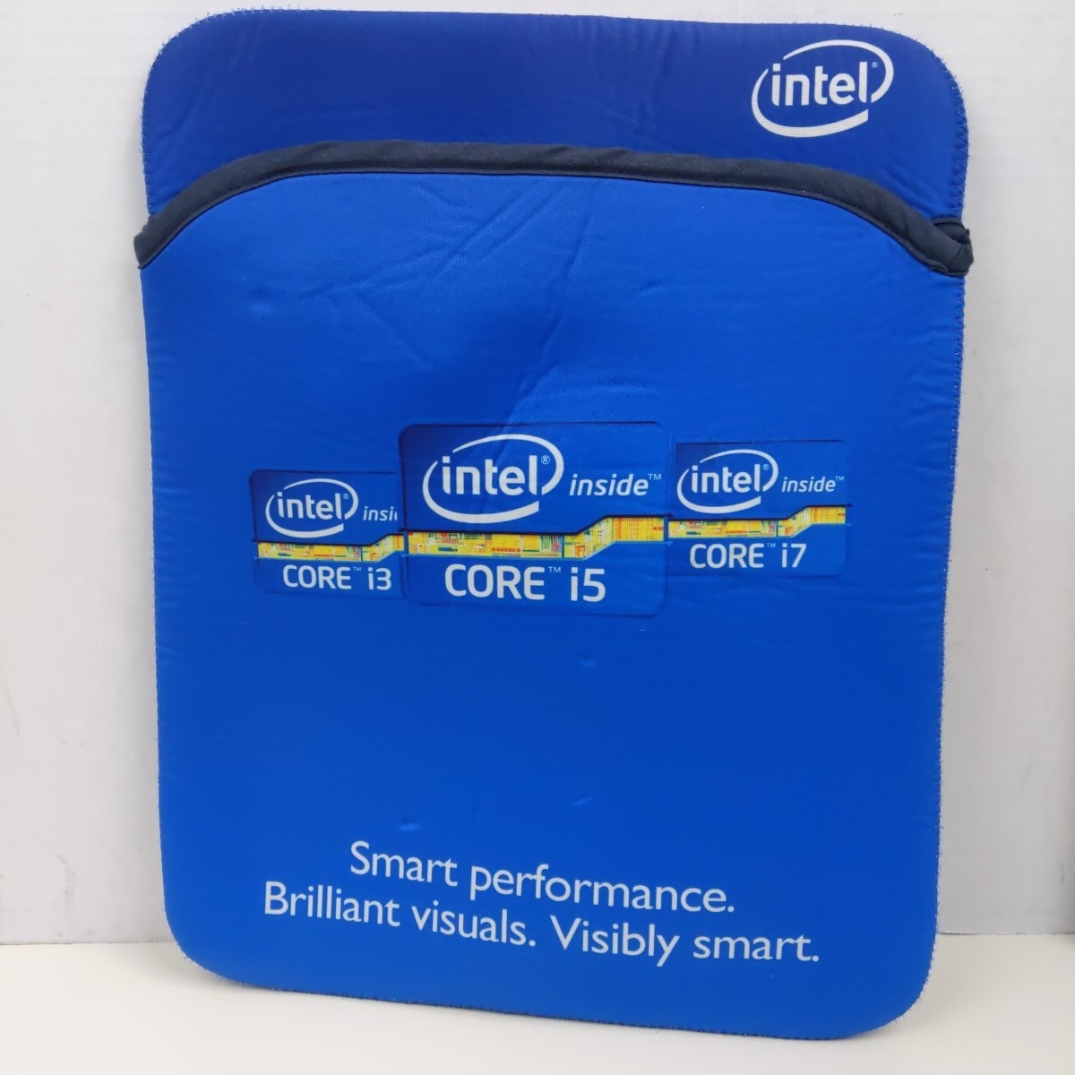 Intel Inside Laptop Sleeve Core i3 i5 i7 Blue Neoprene Promotional Case Cover