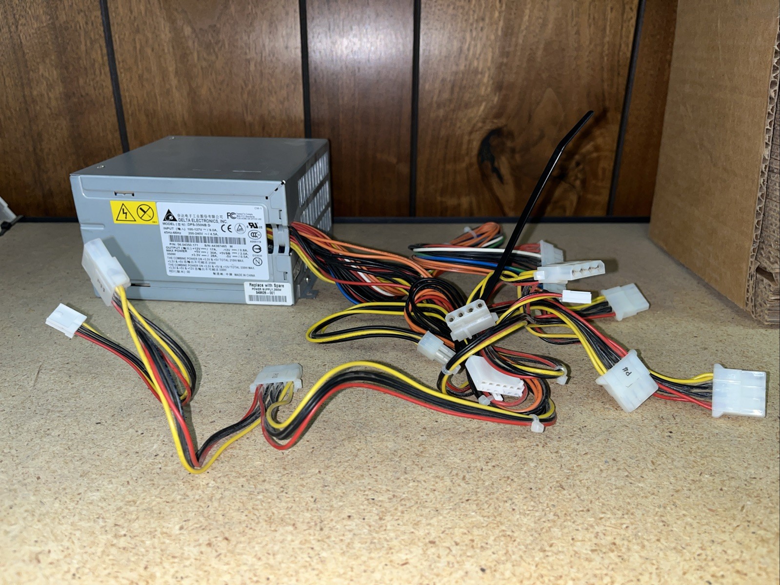 Power Suppy DELTA ELECTRONICS DPS-350NB D REV 00