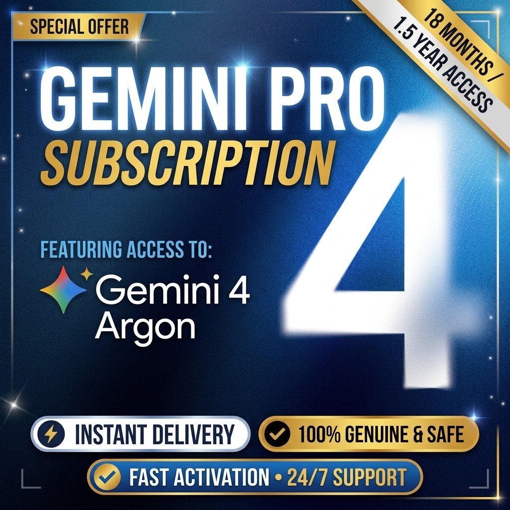 Gemini Pro 18 Month Subscription with Argon 4 AI Access