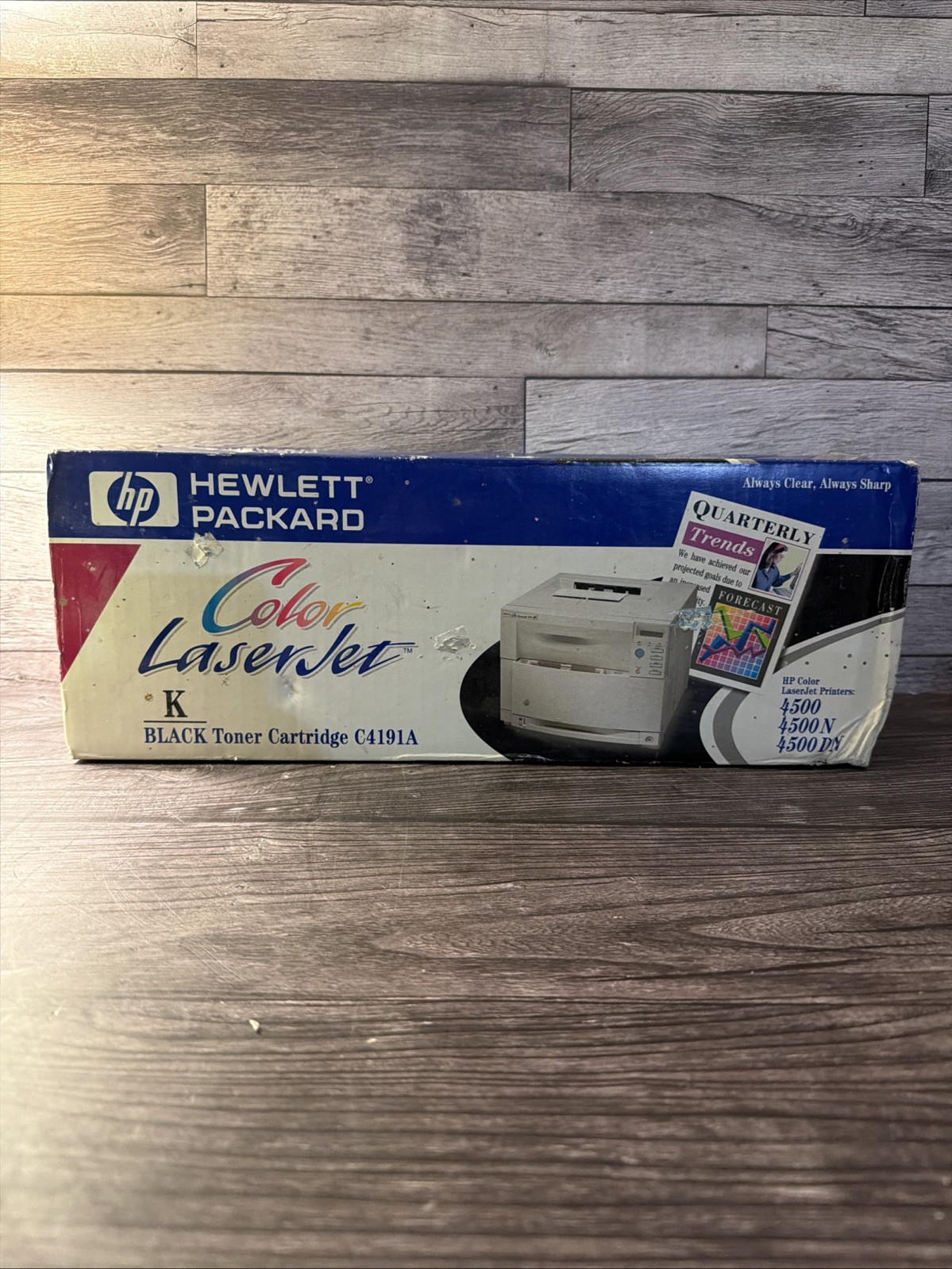 Genuine HP Color LaserJet C4191A Black Toner Cartridge 4500 4550 Series OEM