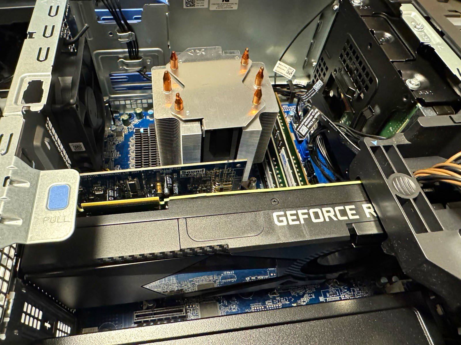 NVIDIA GeForce RTX GPU 2070 Super, pull out from a NEW DELL desktop.