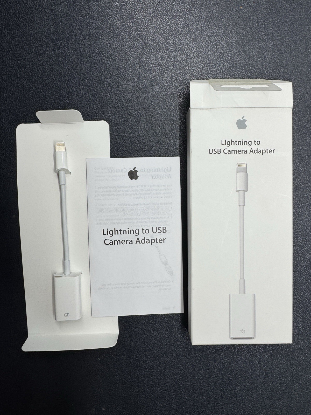 Genuine Apple Lightning to USB Camera Adapter Cable MD821AM/A A1440