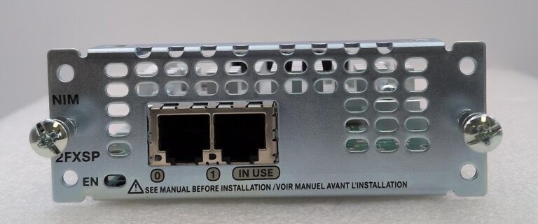 Cisco NIM-2FXSP 2-Port FXO/FXS Network Interface Module