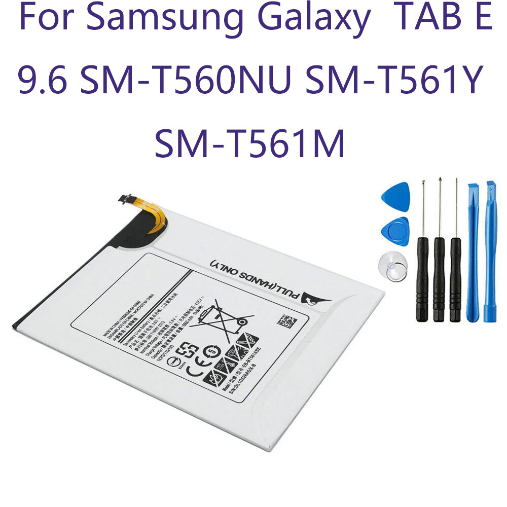 New Battery For SAMSUNG GALAXY TAB E 9.6 SM-T560NU SM-T561Y SM-T561M EB-BT561ABE