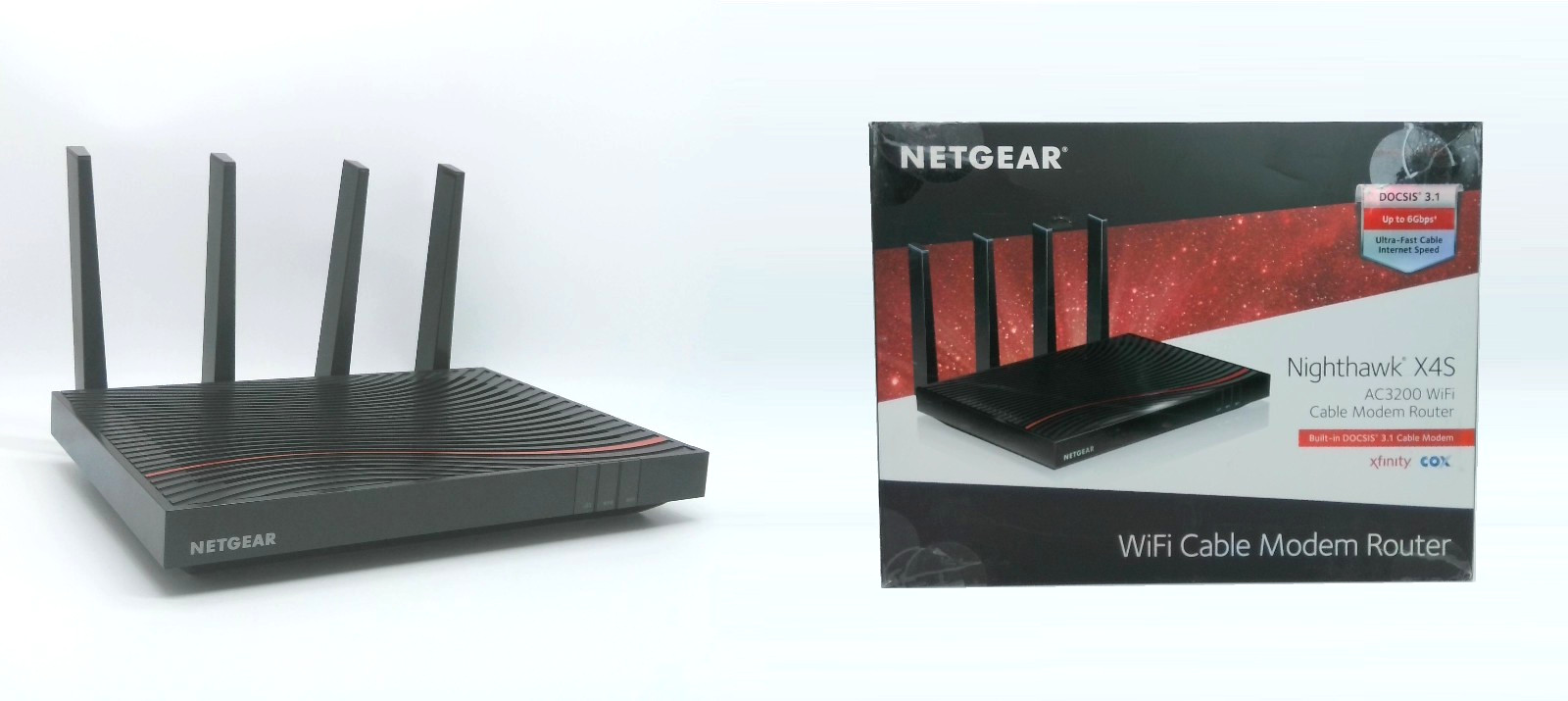 NETGEAR - C7800 - Nighthawk X4S AC3200 Cable Modem Wi-Fi Router