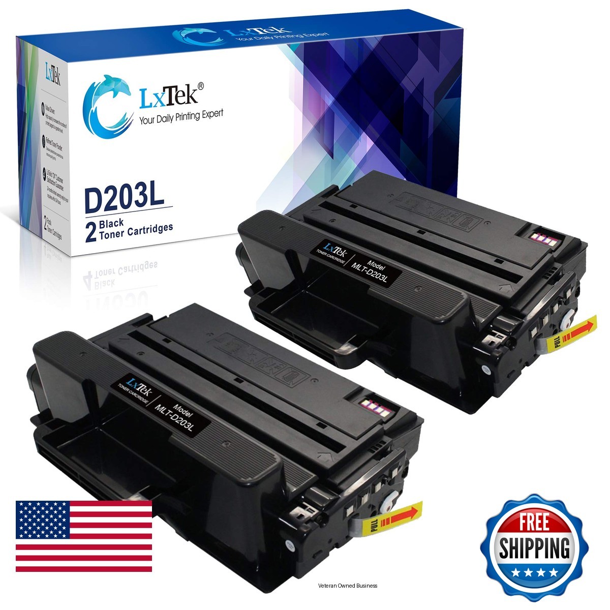 LxTek Compatible Toner Cartridge Replacement Samsung 203 203L MLT-D203L