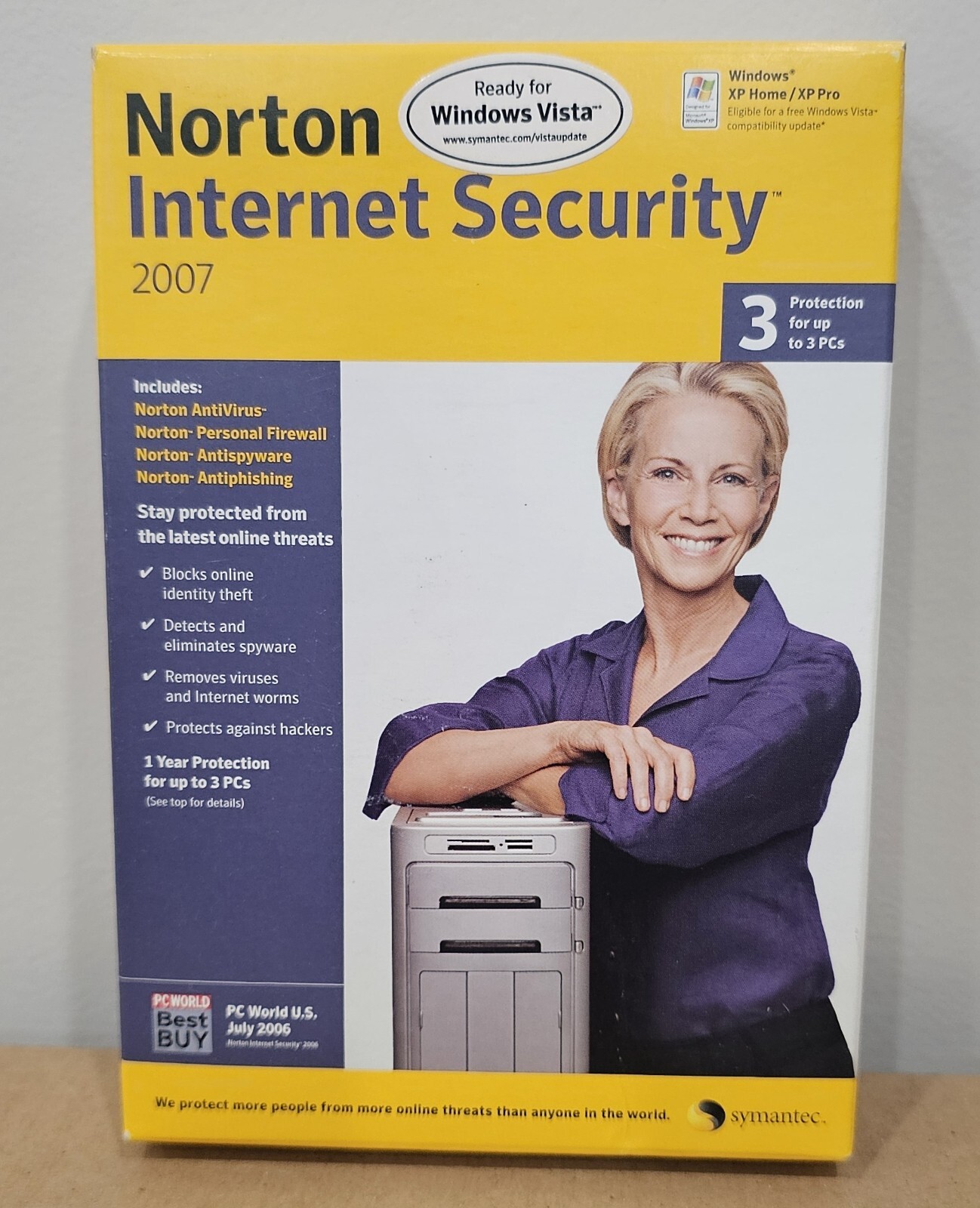 NORTON INTERNET SECURITY 2007 - NEW SEALED - V.RARE RETRO ANTIVIRUS SOFTWARE