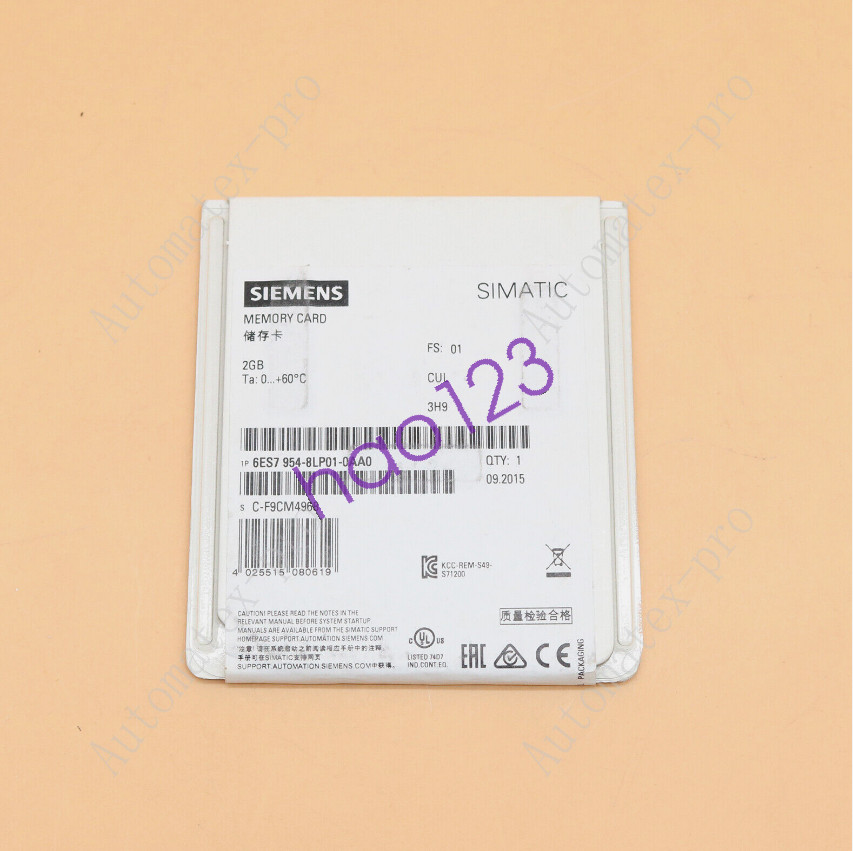 1pcs New Siemens 6ES7954-8LP01-0AA0 Memory Card Ship DHL/FedEx