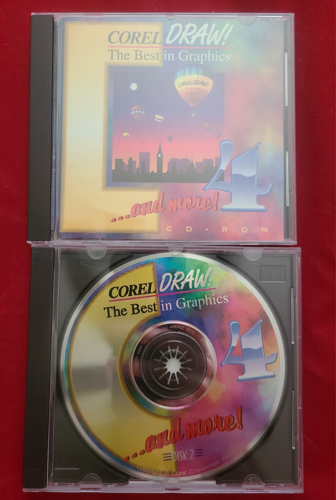 Corel Draw 4 The Best In Graphics And More (2 CD-ROM, 1993)