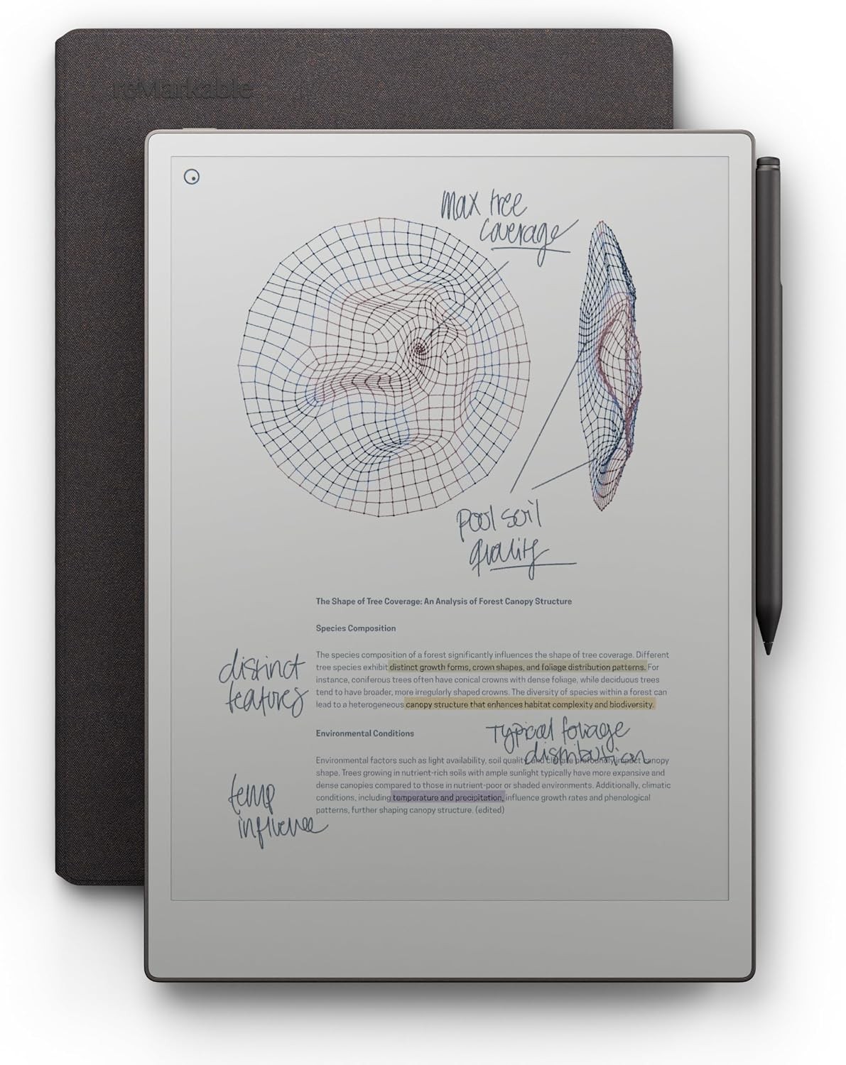 reMarkable Paper Pro Bundle with Folio 11.8"  with Marker Plus and Basalt Book
