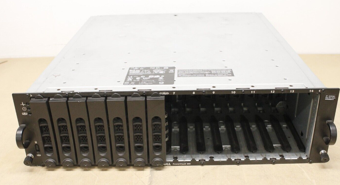 Dell Powervault MD1000 Model AMP01, NO RAM, NO PROCESSORS, NO HDD