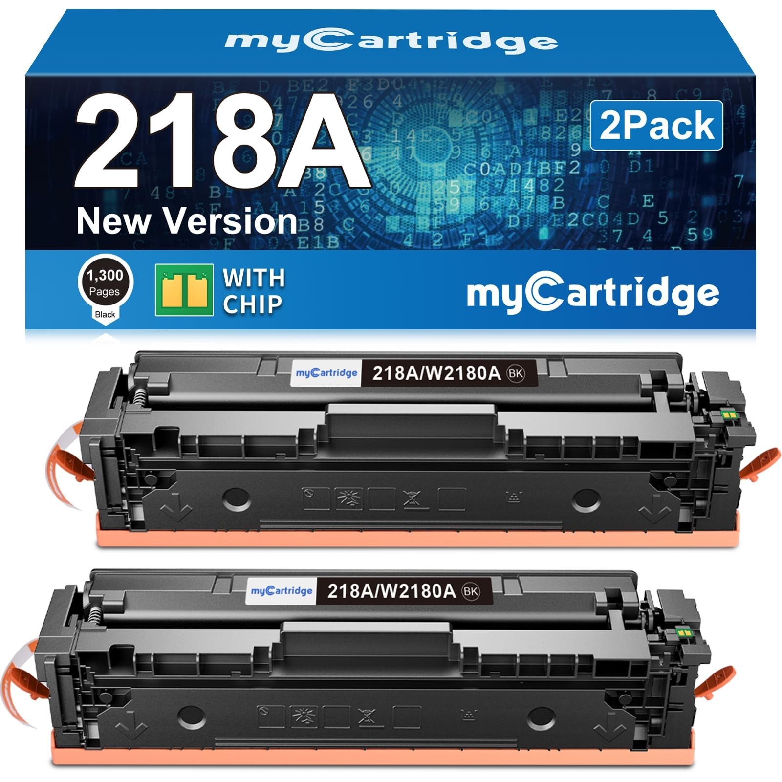HP 218A Black Toner Cartridges 2-Pack for Color LaserJet Pro 3301fdw