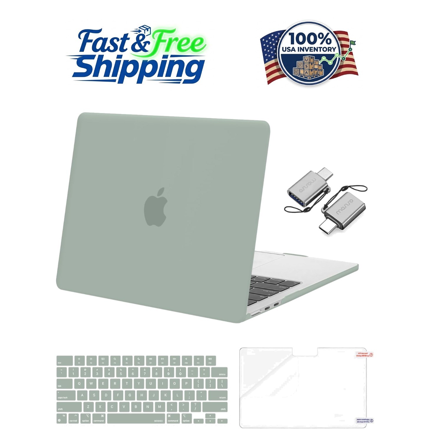 Elegant Hard Shell Case for MacBook Air 13" (M5/M4/M3/M2) -  Protection