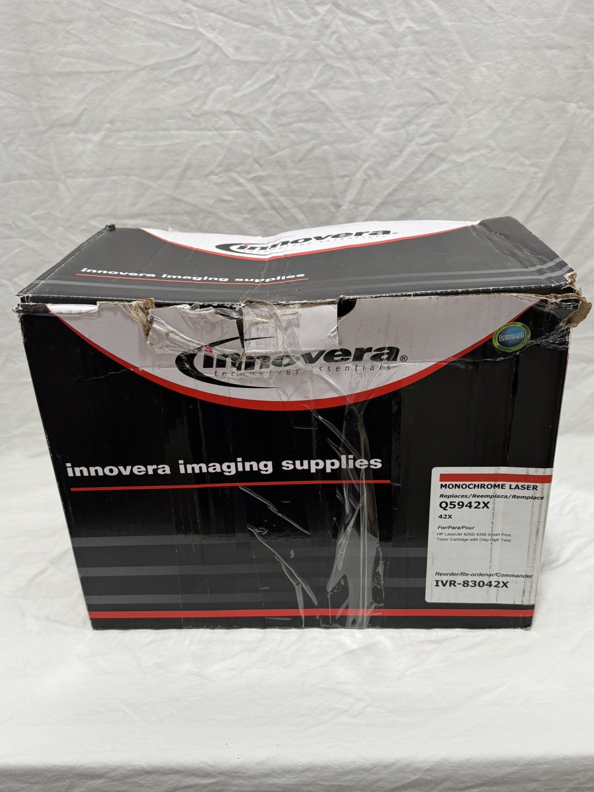 42X Q5942X Toner Cartridge w/Chip HP Laser Jet 4250 4350 High Yield IVR-83042X