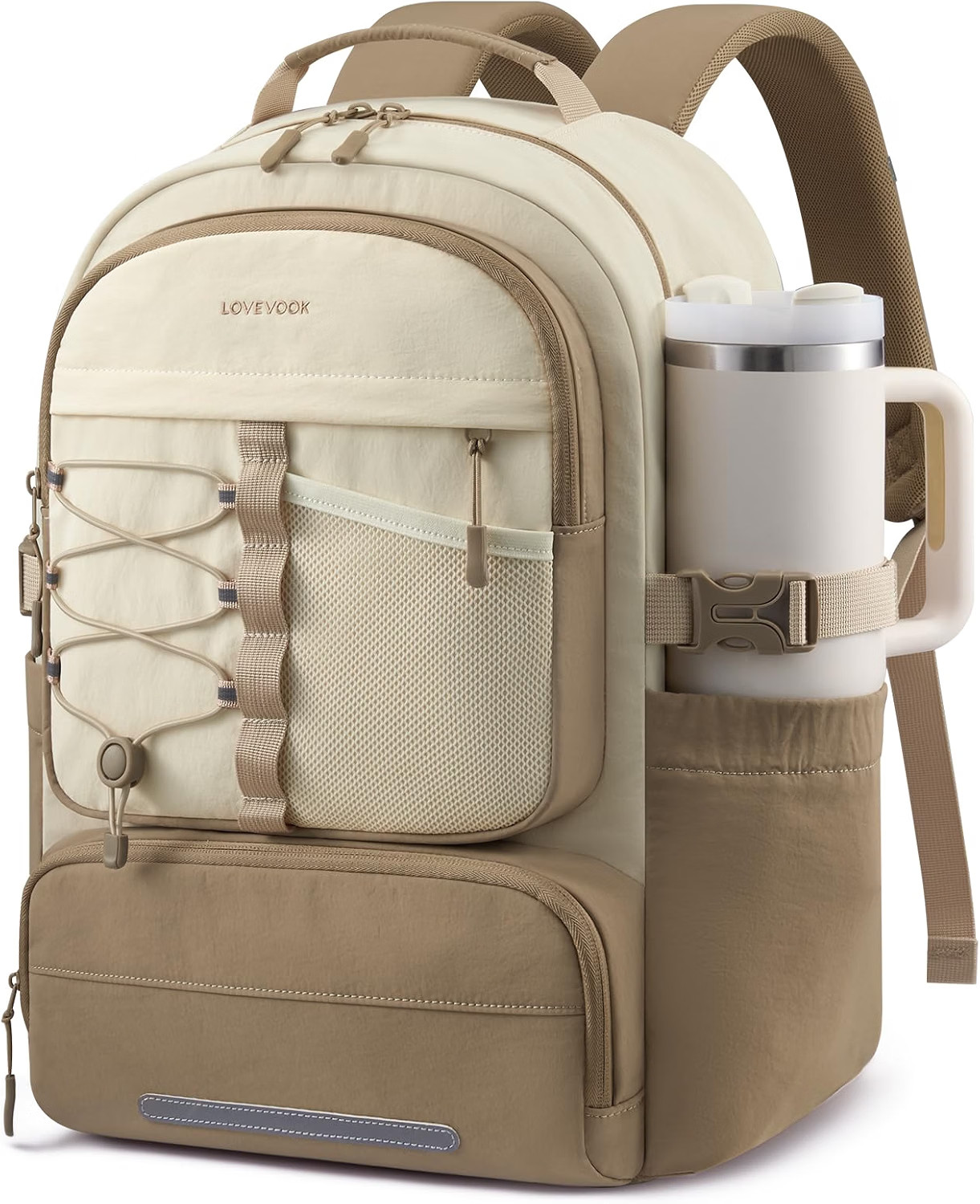 LOVEVOOK 33L Backpack for Kids/Teens/Women, 16 pockets, fits 15.6" laptop