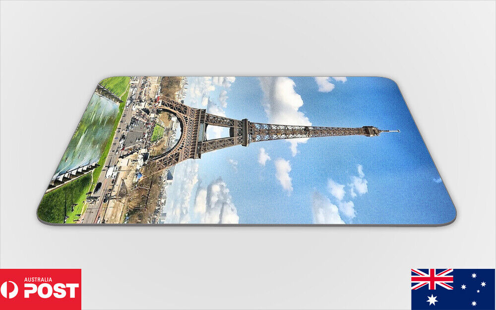 MOUSE PAD DESK MAT ANTI-SLIP|VINTAGE RETRO EIFFEL TOWER PARIS