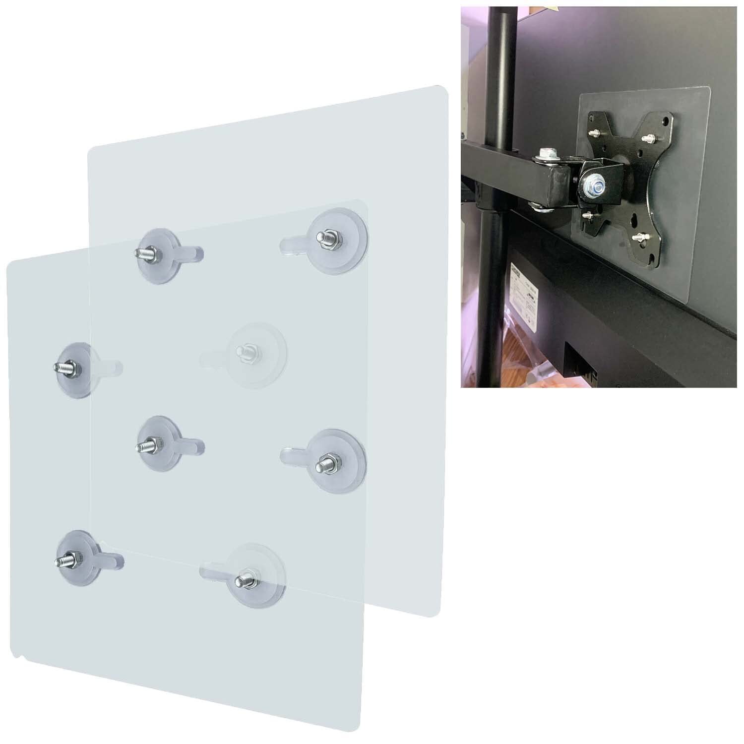 2 Pack VESA Mount Adapter Bracket Kit Universal for 75mm VESA Monitors