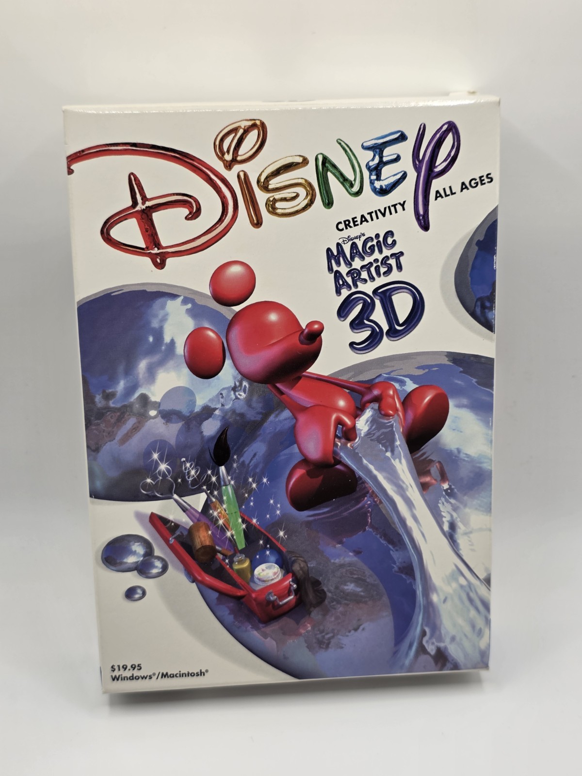 Disney Magic Artist 3D PC Box Only Windows Mac Macintosh Replacement Case 1998