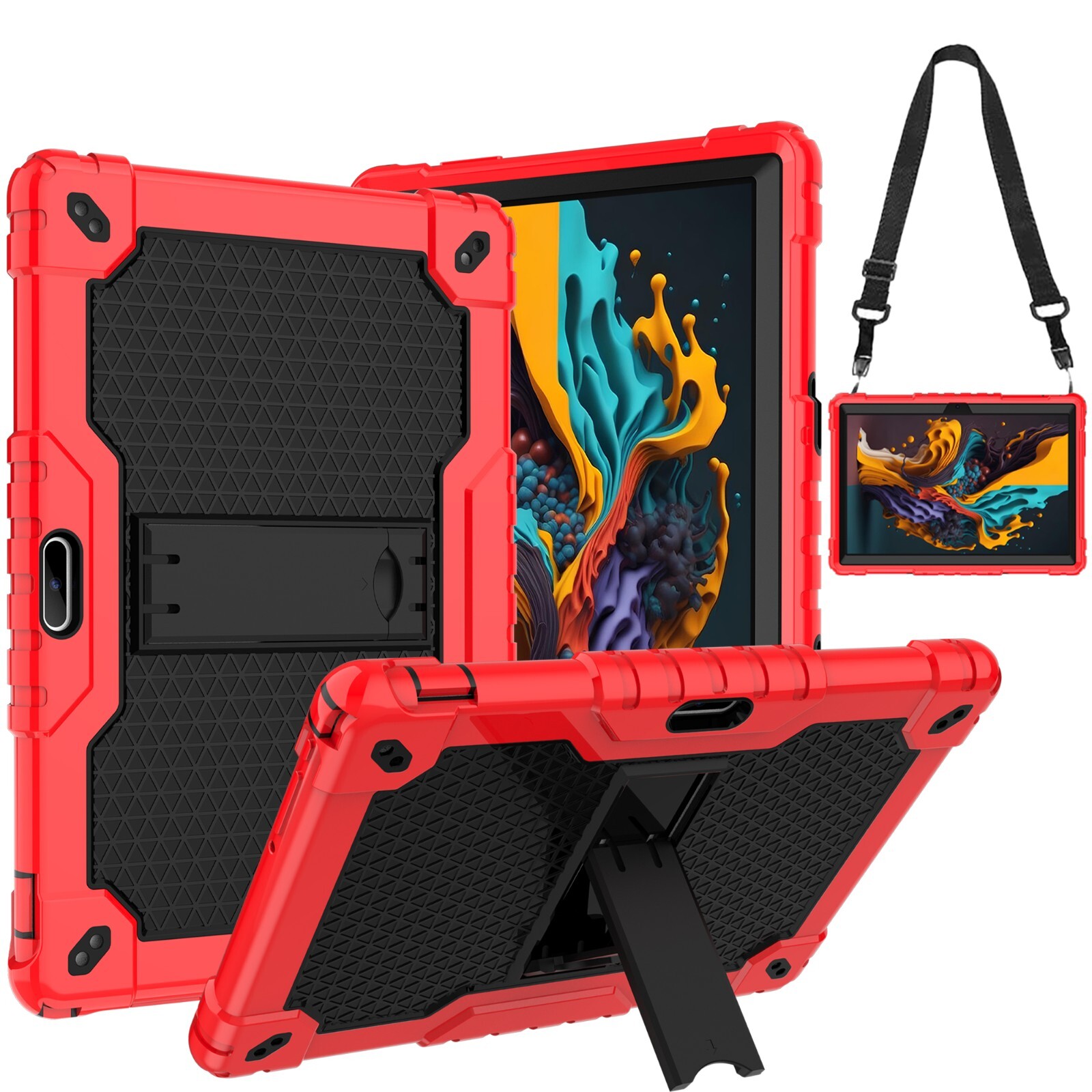 Case for Pritom M10 10inch Tablets Hybrid Shockproof Firendly Case
