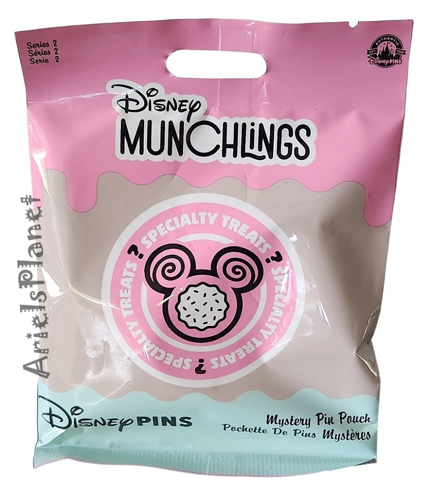 Disney Parks Munchlings Series 2 Mystery Bag Set of 5 Random Pins Sealed