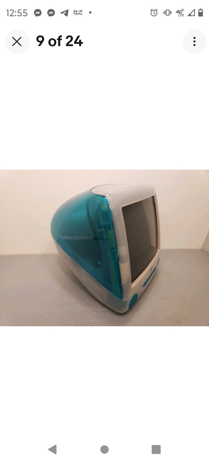 Apple iMac G3 Indigo M5521 PowerPC 400MHz OS 9.2.2 128MB RAM (Retro Gaming)