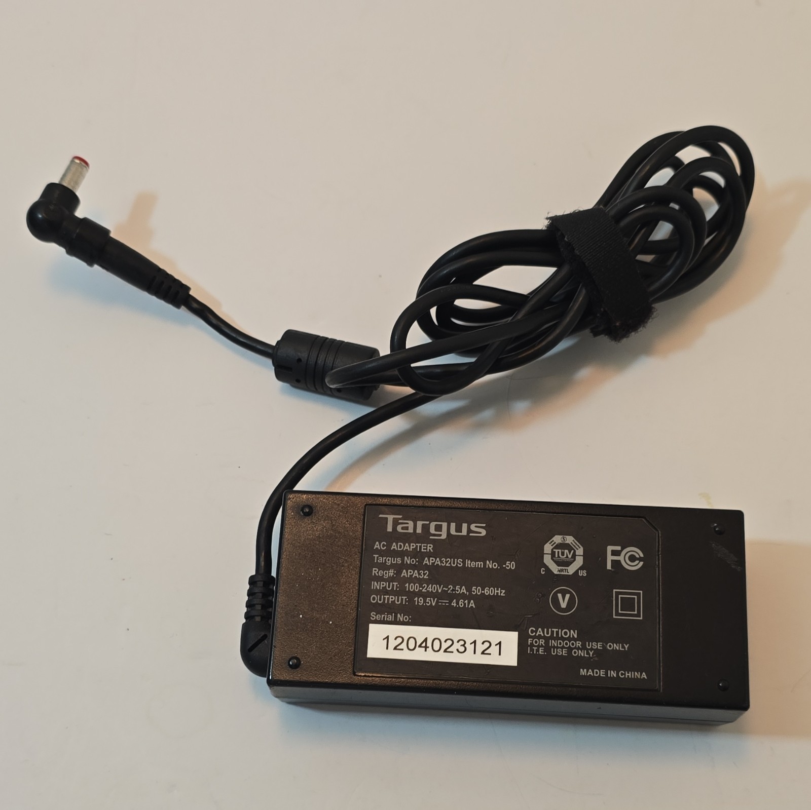 Targus APA32US AC Adapter Charger 19.5V 4.61A Universal Laptop Power Black