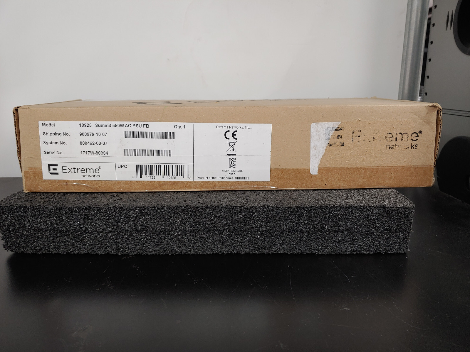 EXTREME Networks 10925 Summit 550w AC PSU FB NEW 800462-00-07 Power Supply