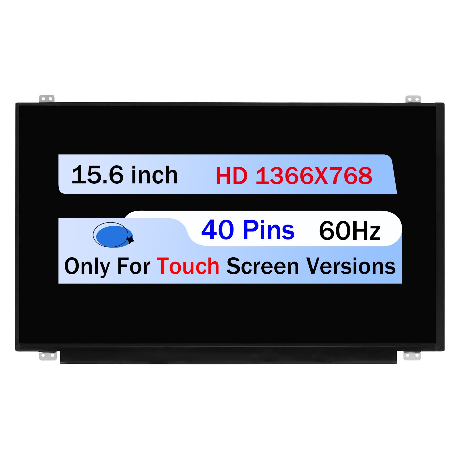 B156XTK01.0 For HP 15-AB078DX 809612-010 LCD Touch Screen Display 15.6" HD 40Pin