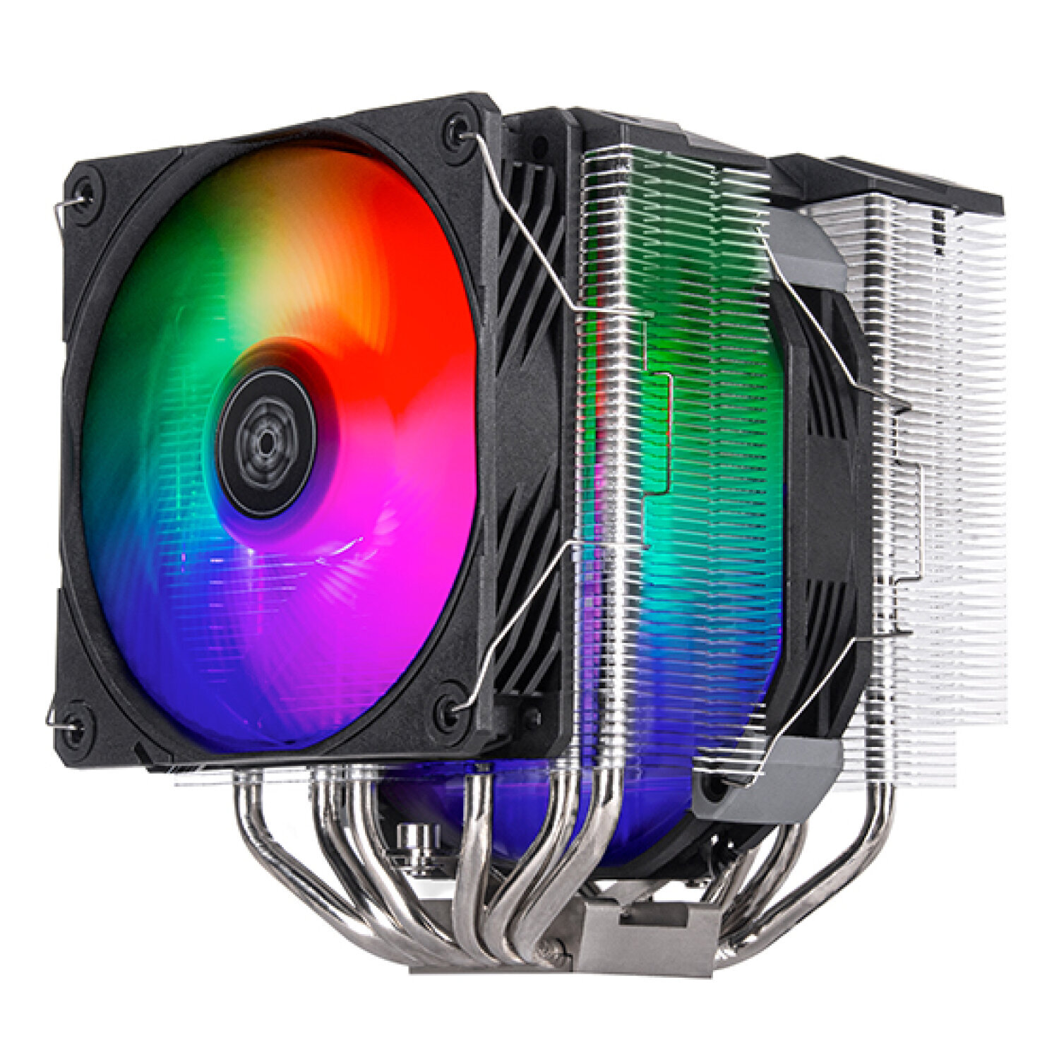 SilverStone HYD140-ARGB High-Performance Dual-Tower CPU Cooler