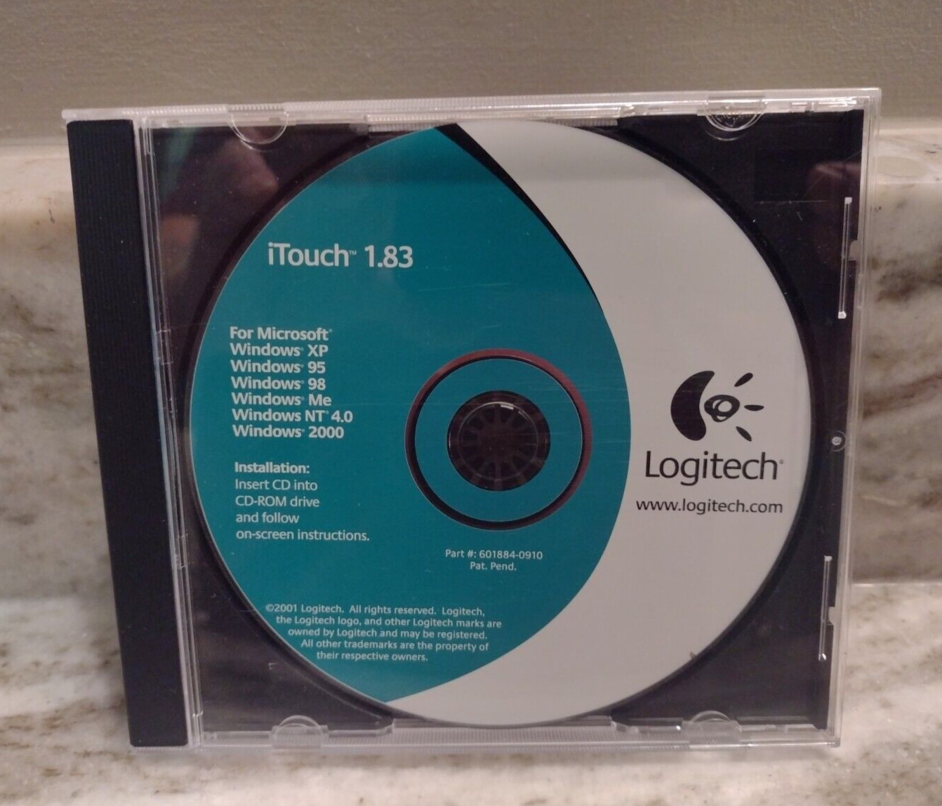 Logitech Itouch 1.83 : Control Center PC 2001