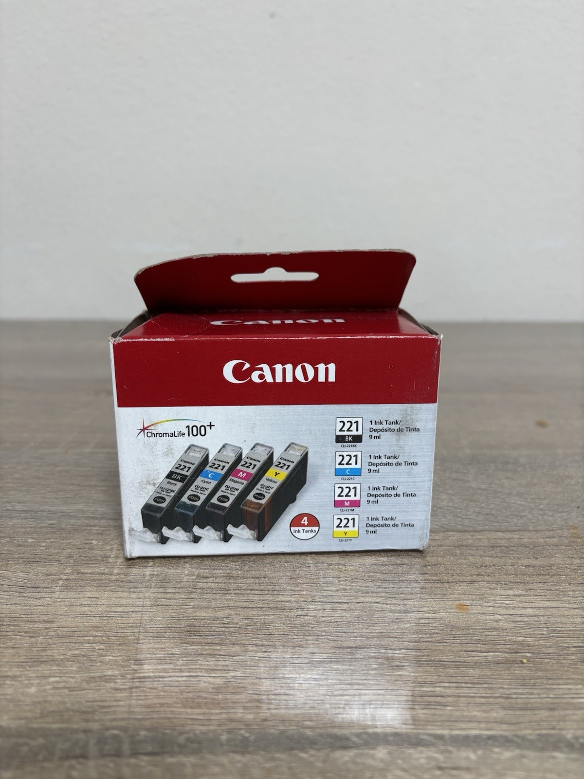 CLI-221 Four Color Pack "Canon CLI-221 Four Color Pack Compatible to MP980, MP56