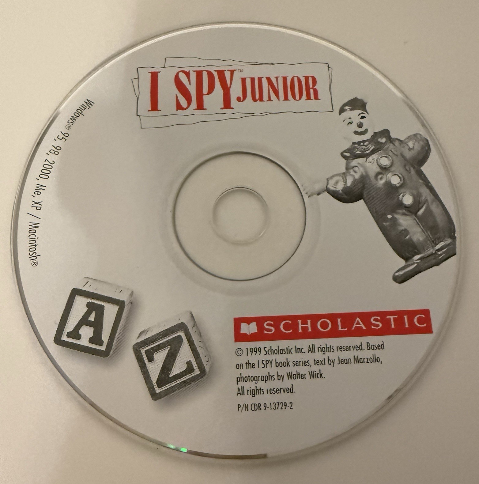 Scholastic I Spy Junior CD Early Learning PC/Mac English MPN CR 9-13729-2