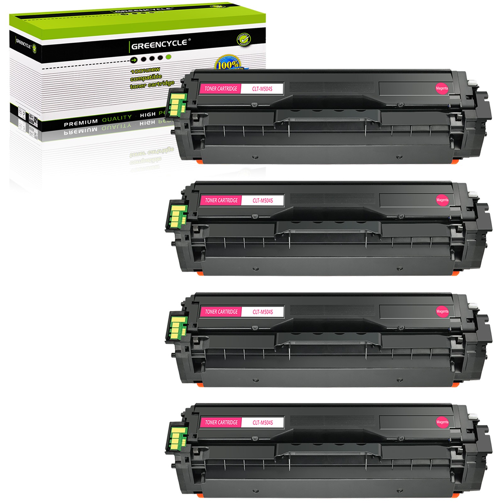 4PK CLT-M504S M504S Magenta Toner Fits For Samsung CLX-4195 CLX-4195N CLX-4195FN