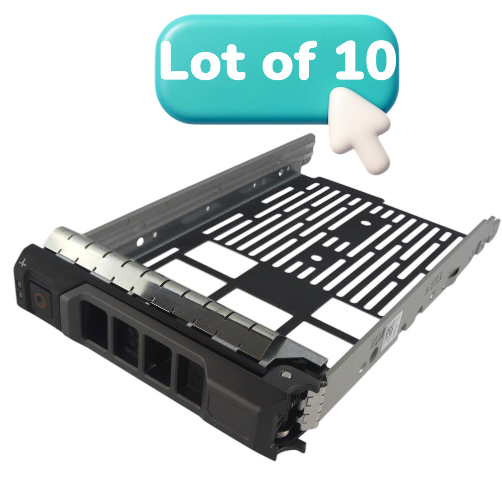 10-Pack 3.5" SAS SATA Drive Tray Caddy For Dell Gen13 R730 R720 R730XD KG1CH