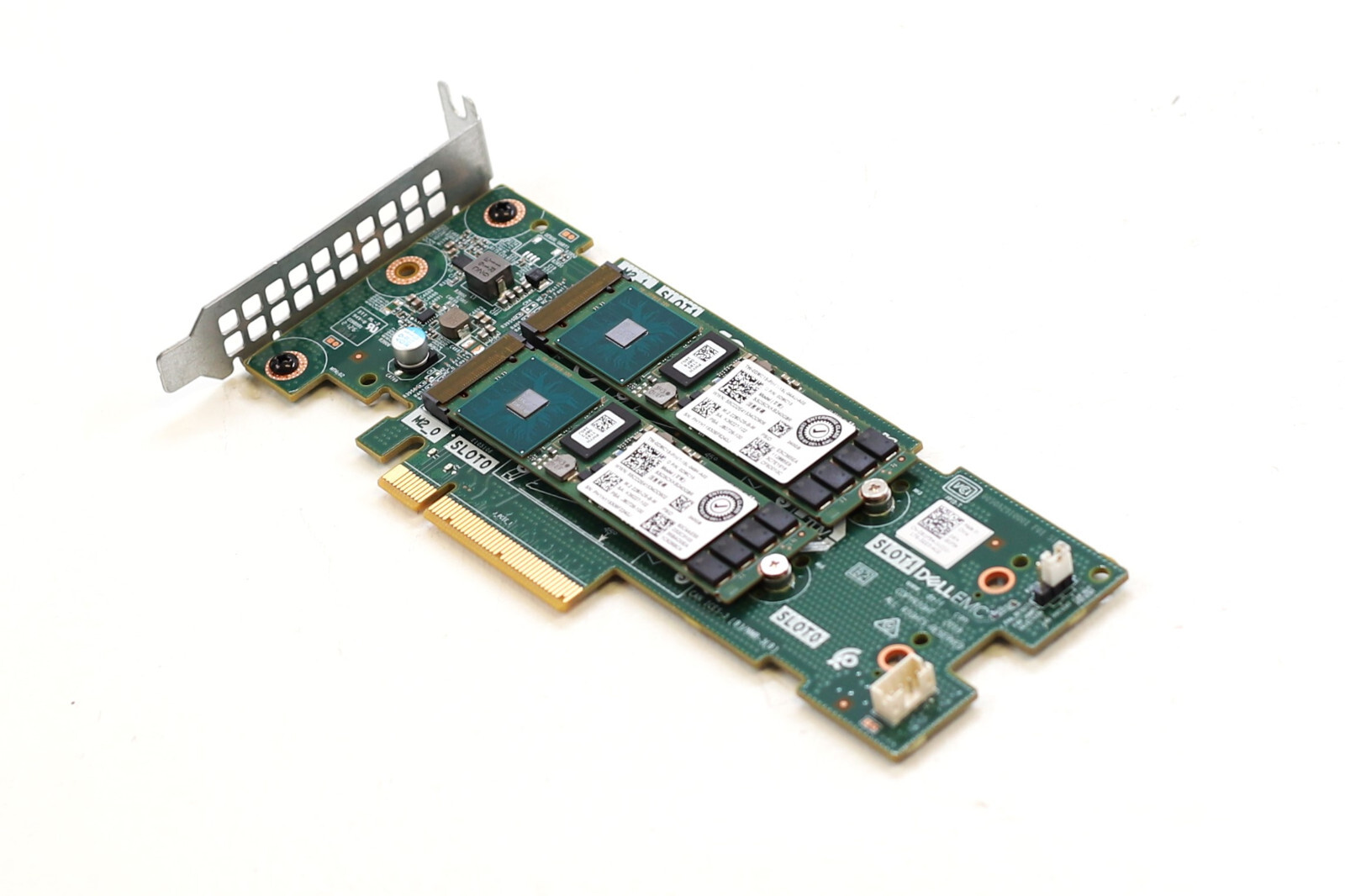 Dell M.2 Boss PCIe SSD Adapter Card W/2x 240GB SSD Dell P/N:0DMC15 061F54 Tested