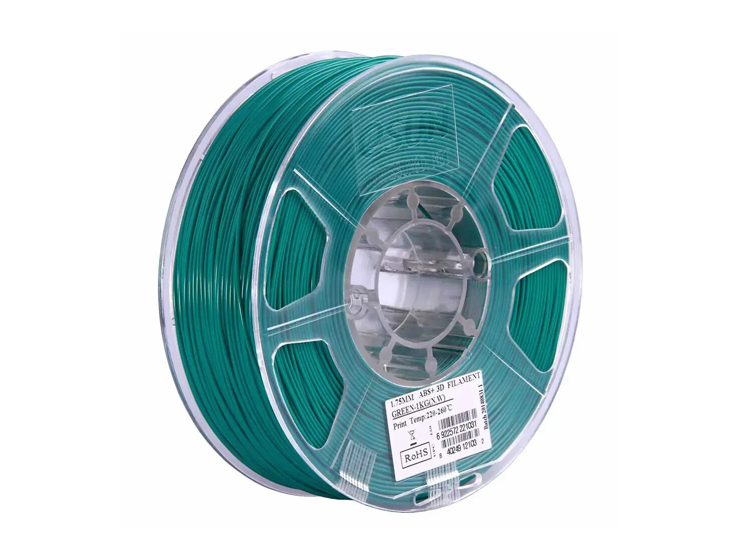 ESUN PETG Filament 3mm Green 1kg(2.2lb) Spool