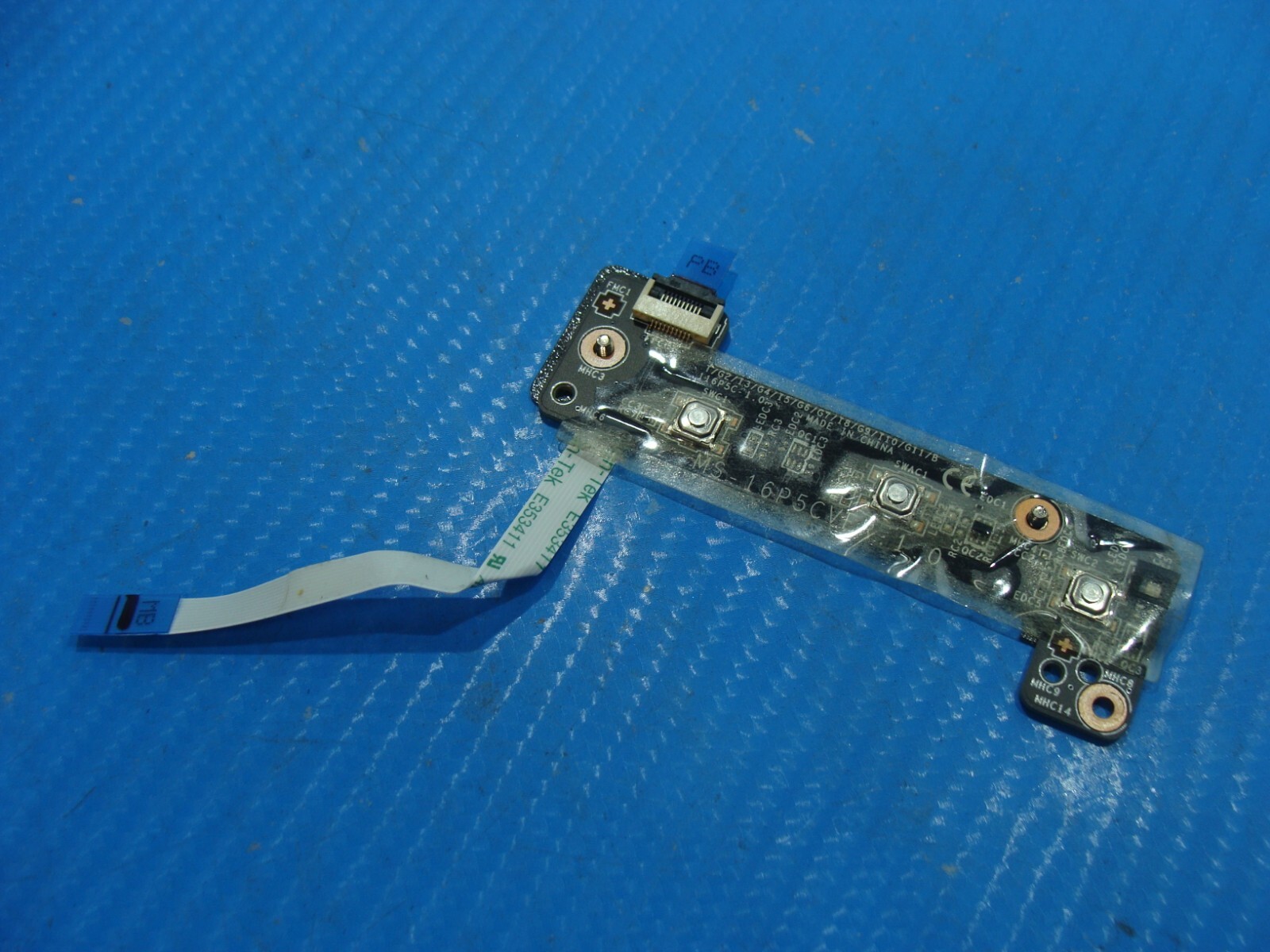 MSI GP73 Leopard 8RF 17.3" Genuine Laptop Power Button Board w/Cable MS-16P5C