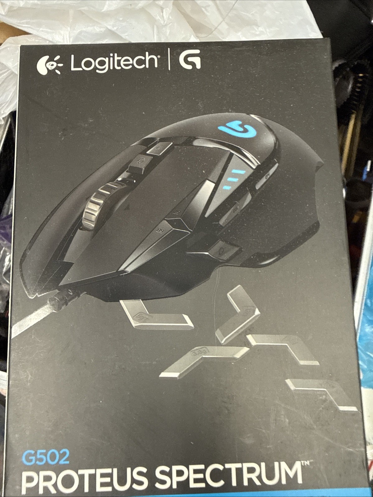 Logitech G502 Proteus Spectrum RGB 12000 DPI Optical Wired USB Mouse Black