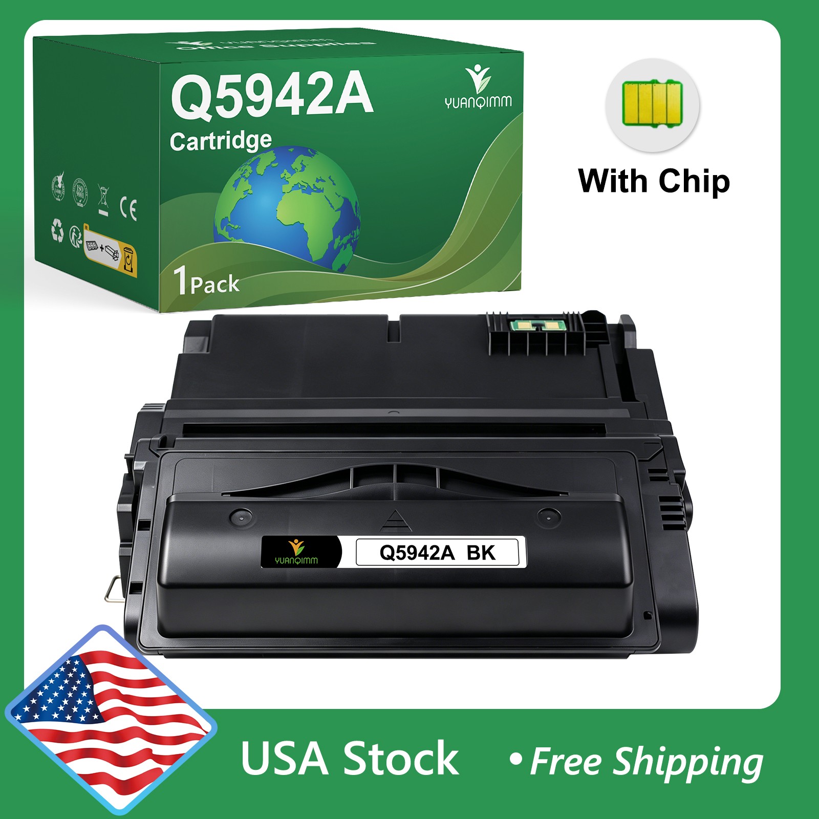 Q5942A Toner Cartridge BLACK For HP LaserJet 4200 4200n 4200tn 4300 4300n 4300tn
