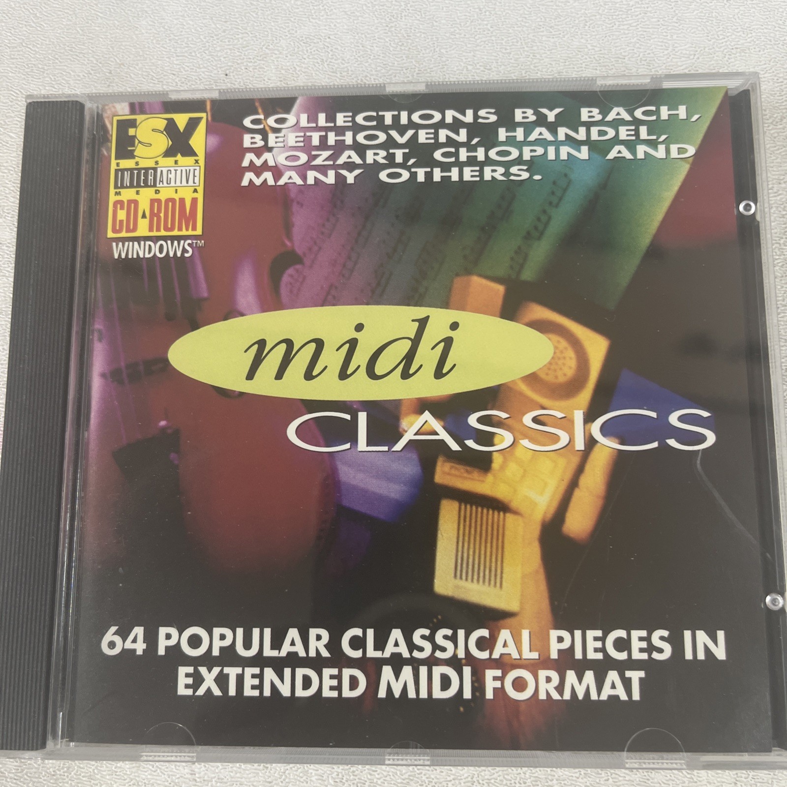 Midi Classics 64 popular retro 1994 CD-Rom Windows nonmusicians can make music