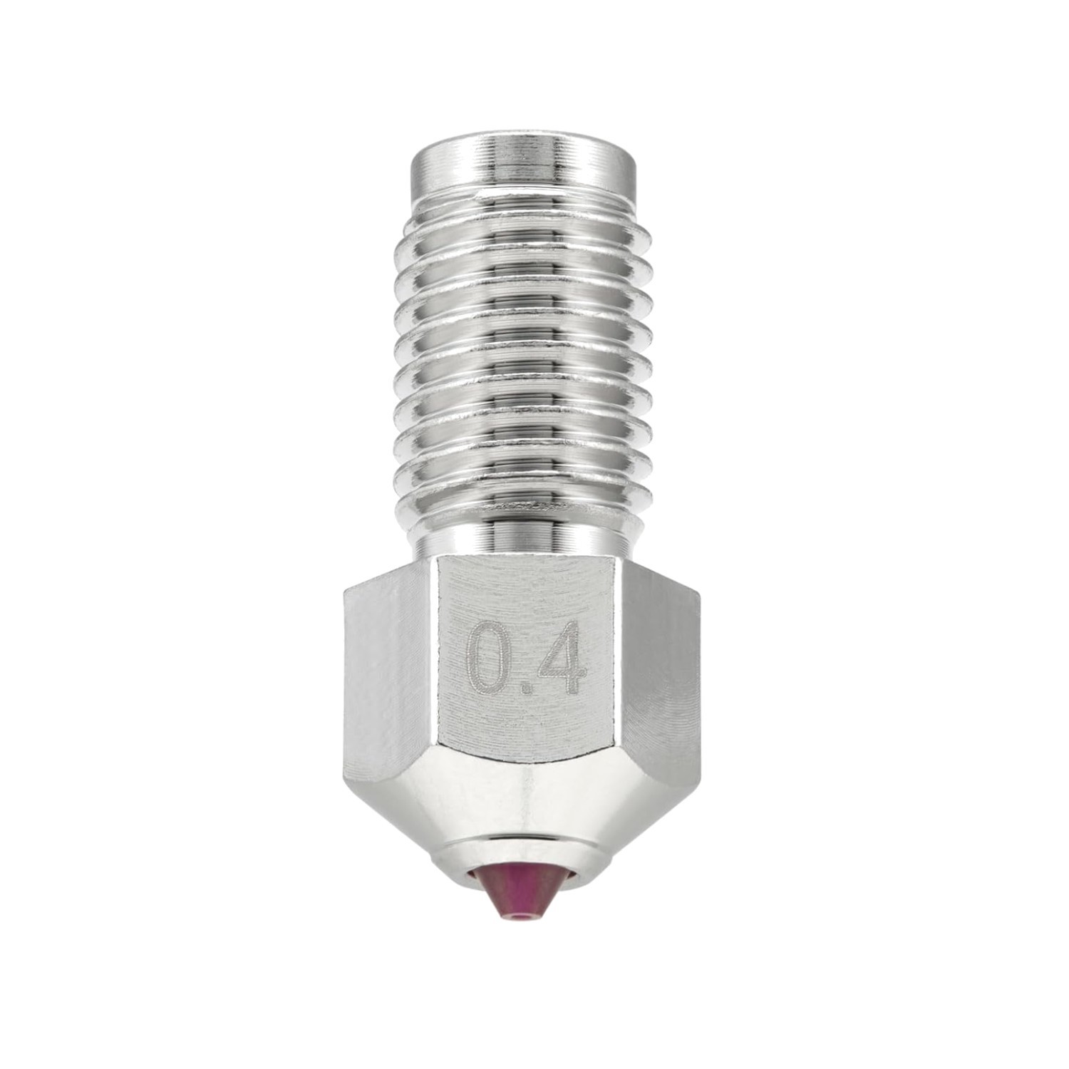 Ruby Nozzle 0.4mm for Ultimaker S5 3D Printer Hardened Copper Body Abrasion R...