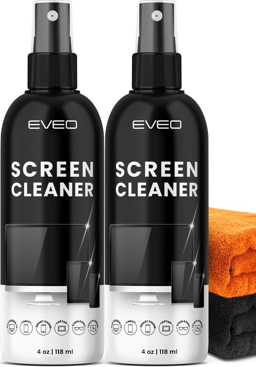 Electronic Screen Spray Cleaner 2 Pack for Mobile Phones and Much More