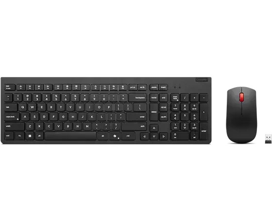 Lenovo Essential Wireless Combo Keyboard & Mouse Gen2 | USB Wireless | US Englis