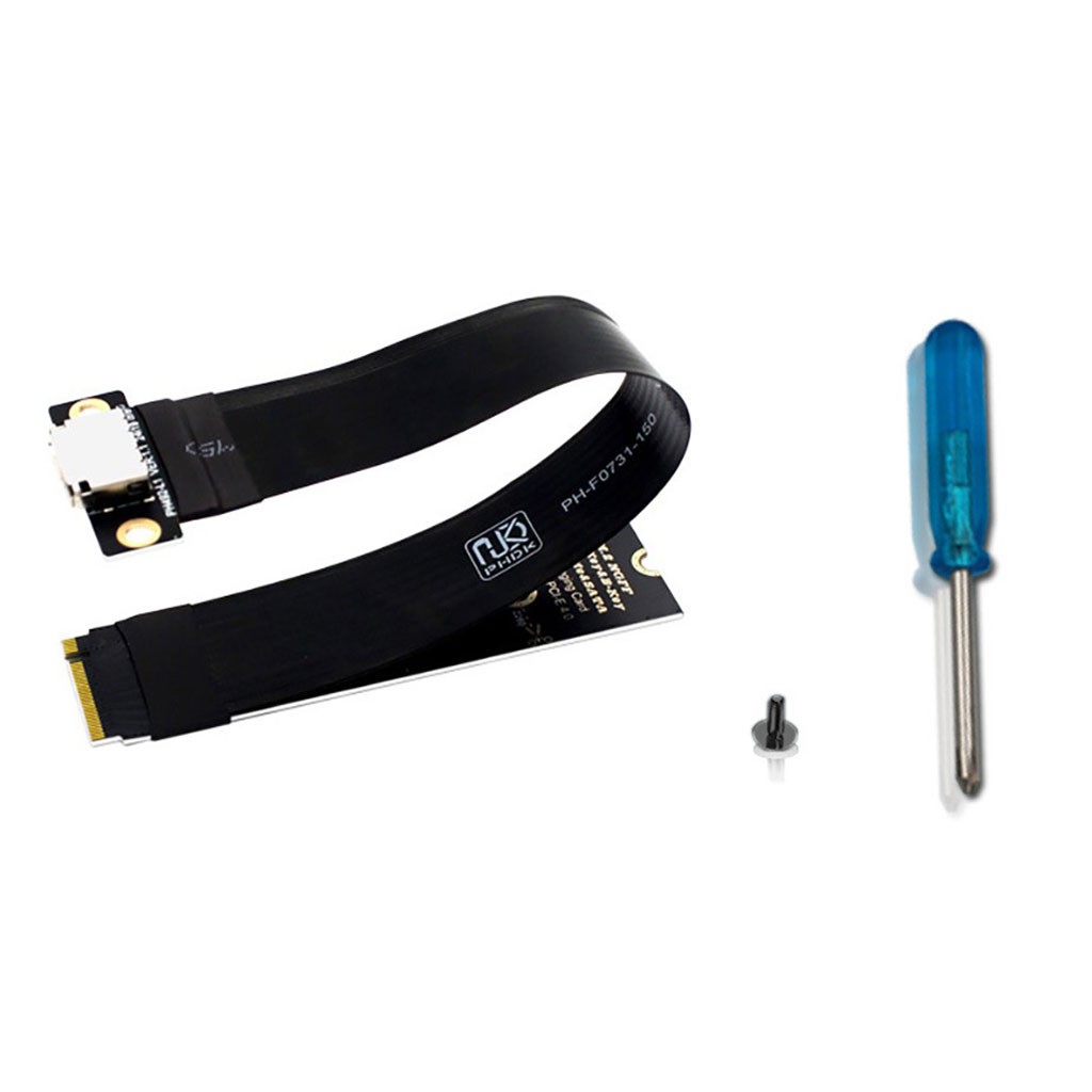 M.2 NVME to Oculink 4i Extension Cable for SSD Graphics Card 15CM SET