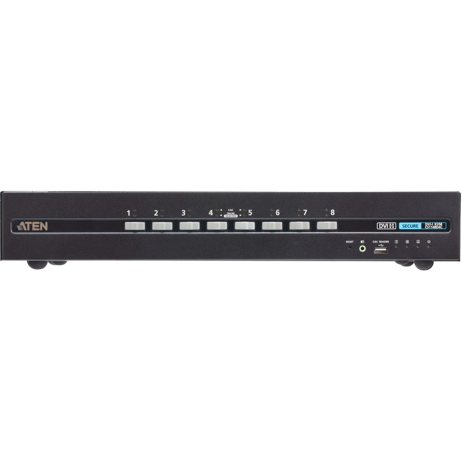 ATEN 8-Port USB DVI Dual Display Secure KVM Switch with CAC (PSD PP v4.0