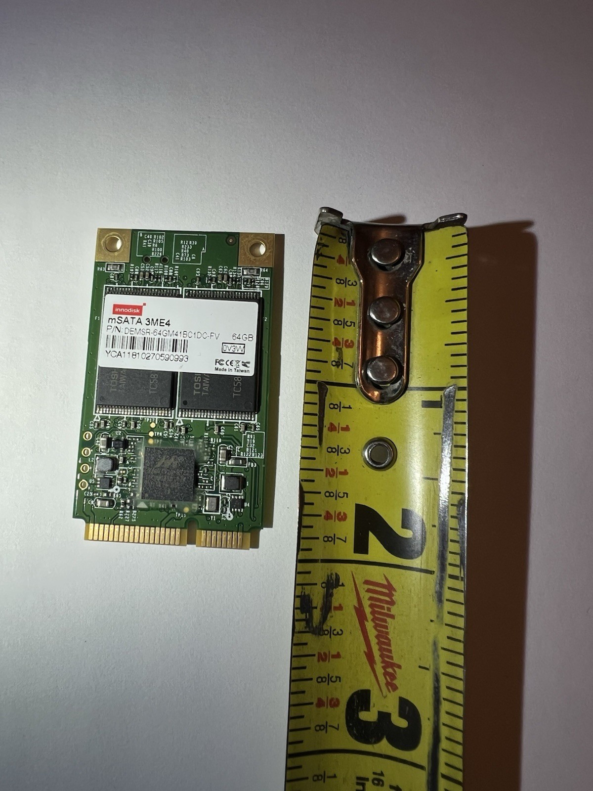 Innodisk mSATA 3ME4 64GB Internal SSD mSATA Module DEMSR-64GM415C1DC-FV